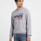 Men's Solid Grey Crew Neck Sweatshirt - 2b556c08-c906-4f3c-8efb-e3511c20fa2f View