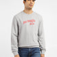 Men's Graphic Print White Crew Neck Sweatshirt - 395f3275-b701-4ddf-bb5b-ef098a469ef3 View