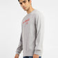Men's Graphic Print White Crew Neck Sweatshirt - 4689a1e4-7587-4403-a142-c55800530709 View
