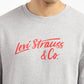 Men's Graphic Print White Crew Neck Sweatshirt - f65e6a37-4075-451f-9215-49317d5dde94 View