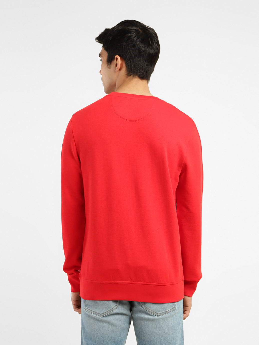 Men's Brand Logo Crew Neck Sweatshirt - 56496f09-0412-483e-b040-7c4abde6854f View