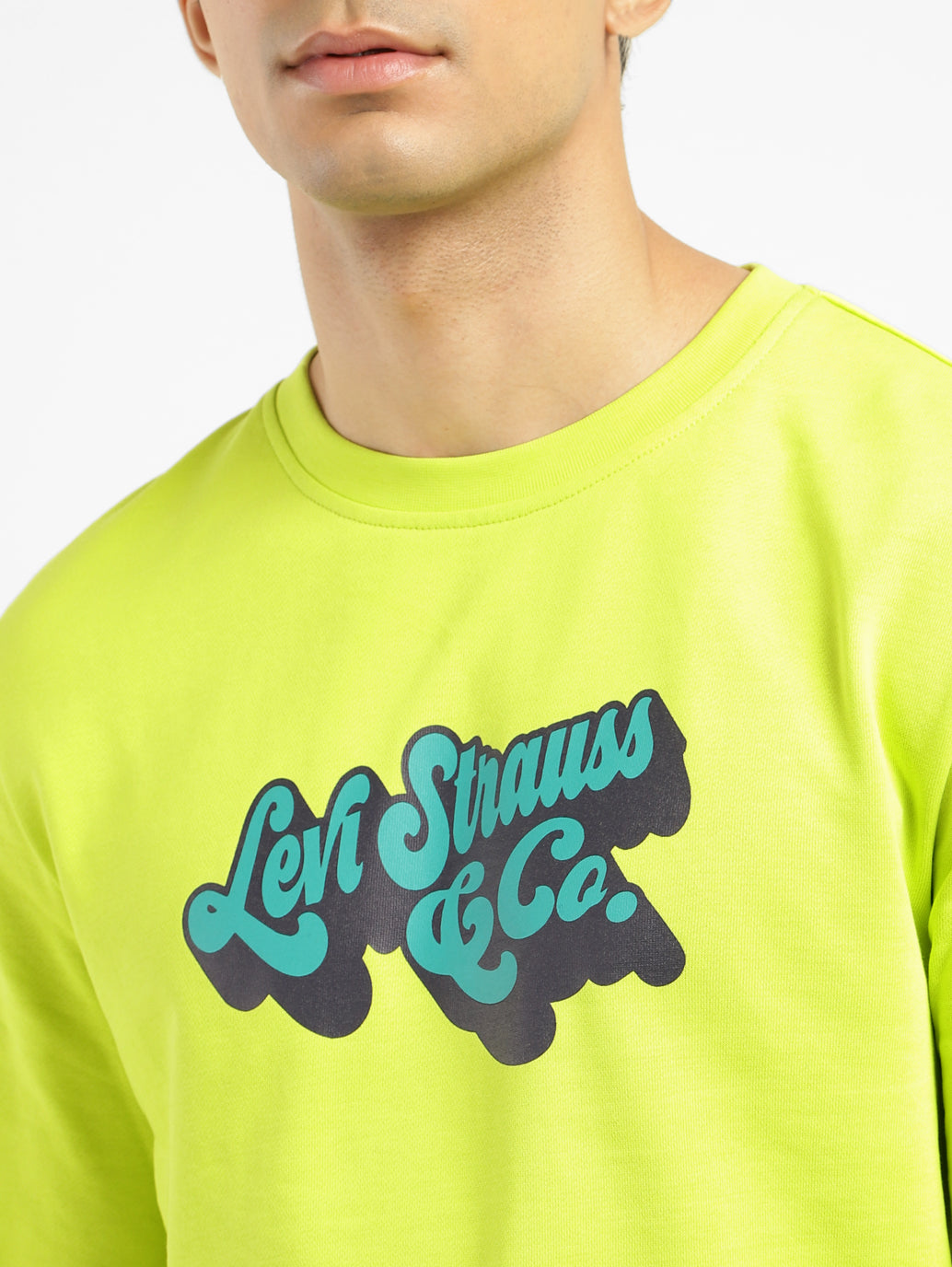 Men's Brand Logo Crew Neck Sweatshirt - 9a2cf1c6-5a0e-4f98-92cc-98261ef6787f View