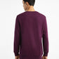 Men's Brand Logo Purple Crew Neck Sweatshirt - 6b85effe-4a71-4abd-8970-d190d7f10483 View