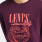Men's Brand Logo Purple Crew Neck Sweatshirt - 6ec058fa-2f36-466a-a7b5-abc94fe28034 View