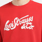 Men's Brand Logo Red Crew Neck Sweatshirt - 0542767e-e5d7-452c-9ede-77f933965bc9 View