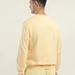 Men's Solid Crew Neck Sweatshirt - Back View