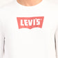 Men's Typographic Print White Slim Fit Sweatshirt - detail View