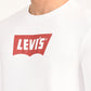 Men's Typographic Print White Slim Fit Sweatshirt - detail View