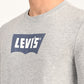 Men's Typographic Print Light Grey Slim Fit Sweatshirt - detail View