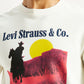 Men's Graphic Print Off White Slim Fit Sweatshirt - Detail View