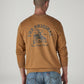 Men's Graphic Print Slim Fit Sweatshirt - Back View