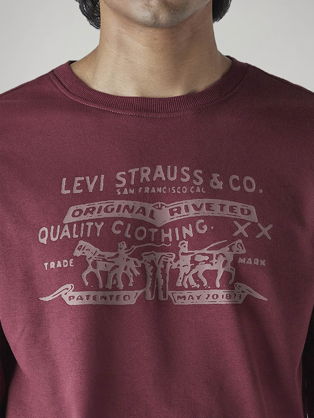 Men's Logo Printed Slim Fit Sweatshirt - 20 View