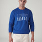 Men's Logo Printed Slim Fit Sweatshirt - Front View