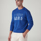 Men's Logo Printed Slim Fit Sweatshirt - Side View