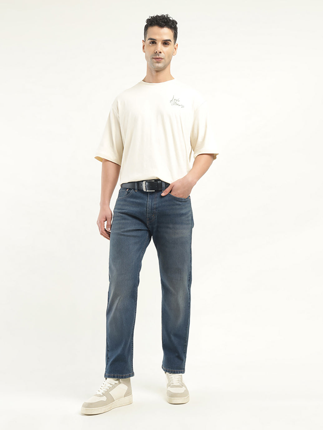 Men's 550 Indigo Loose Fit Mid Rise Jeans - b63ac7a2-643c-4220-8428-f6e37710f451 View