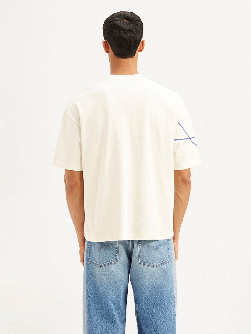Men's Geometric Loose Fit T-shirt - 5ca21105fd6fe5a0cc59ded53bab8bfb View