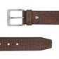 Men's Brown Textured Belt - 5eecac23-6c12-4bd8-9971-27c5406fc2c81742190046804-Men-Textured-Leather-Belt-6121742190046648-3 View