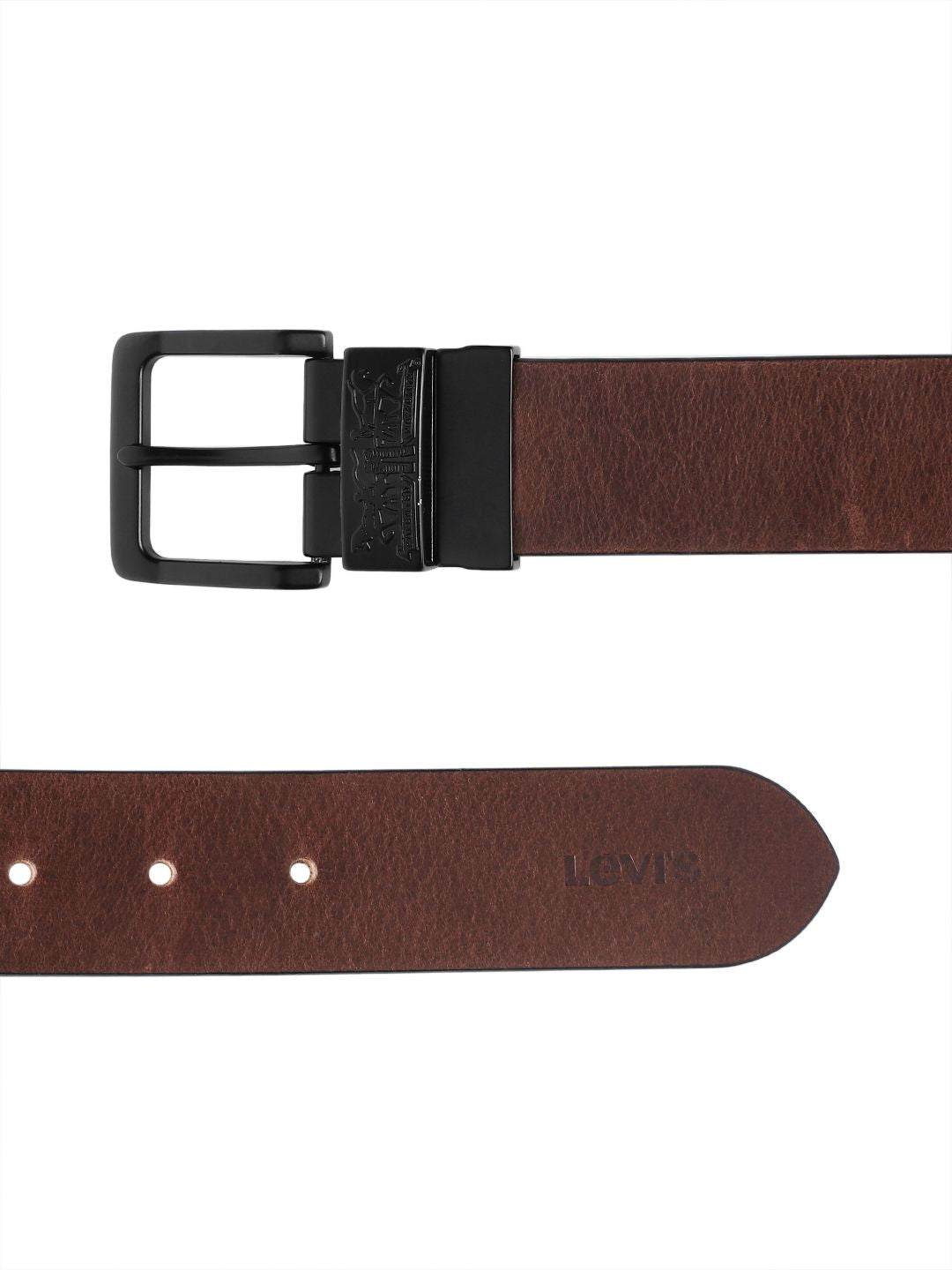 Men's Multicolored Reversible Belt - 5fa38aaa-13da-42be-9a2f-56996c356af21742206523601-Men-Solid-Reversible-Belt-1311742206523454-3 View