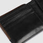 Men's Brown Textured Card Holder - 5fe7ed38-b855-4cd1-94a4-ae69e1fce1571742210050225-Men-Brown--Black-textured-Leather-Cardholder-173174221004986-5 View