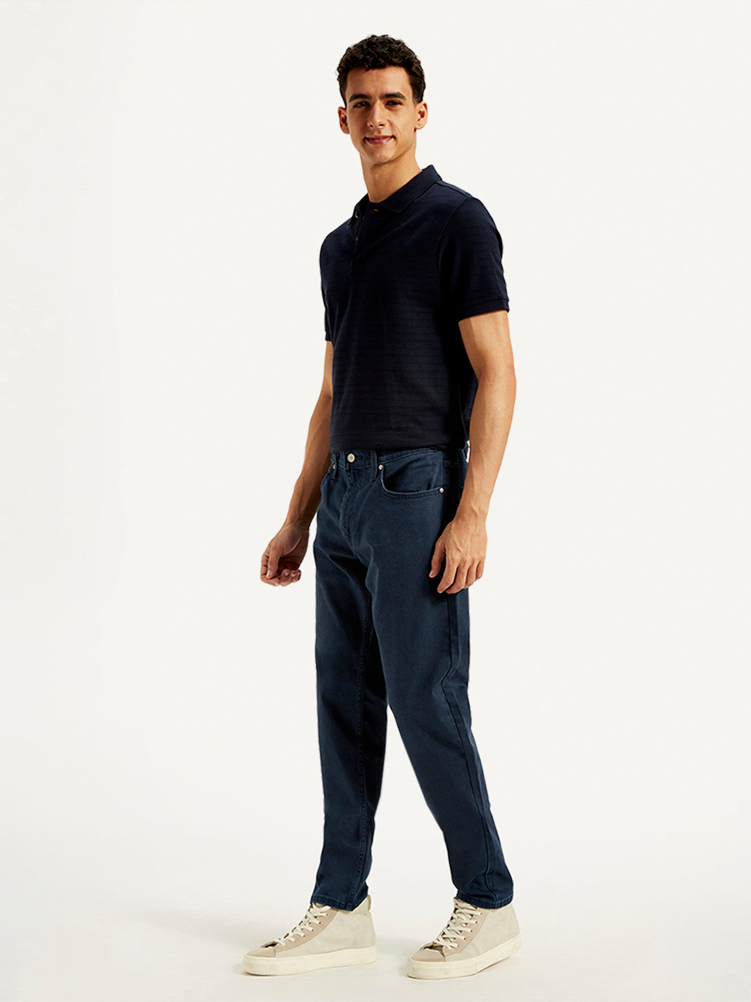 Men's 512 Blue Slim Tapered Fit Mid Rise Jeans - 20 View