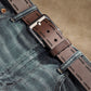 Men's Brown Textured Belt - 62423459-d043-4a02-953b-ede8976d4bda1744106654057-Levis-Men-Brand-Textured-Leather-Belt-8491744106653748-1 View