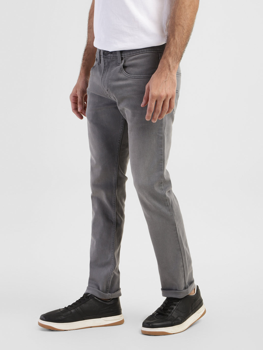 Men's 65504 Grey Skinny Fit Mid Rise Jeans - cdcf08df-fe4e-4e56-a892-fd31e31a8b1a View