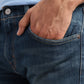 Men's 65504 Blue Skinny Fit Mid Rise Jeans - 6001f39f-1929-426c-9a30-f998e99d4226 View