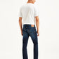 Men's 65504 Blue Skinny Fit Mid Rise Jeans - Back View