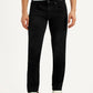 Men's 65504 Black Skinny Fit Mid Rise Jeans - Front View