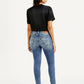 Women's 721 Blue Skinny Fit High Rise Jeans - 65c549e2042c7a9a3f2626dd2201da19 View