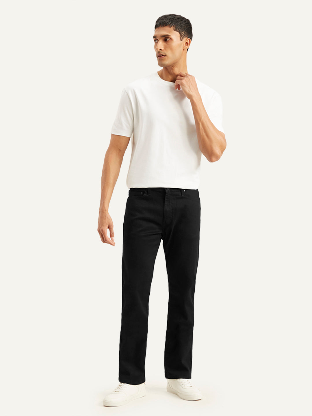 Men's 513 Black Slim Straight Fit Mid Rise Jeans - 670e63831ddee5fdd063d151371c351a View