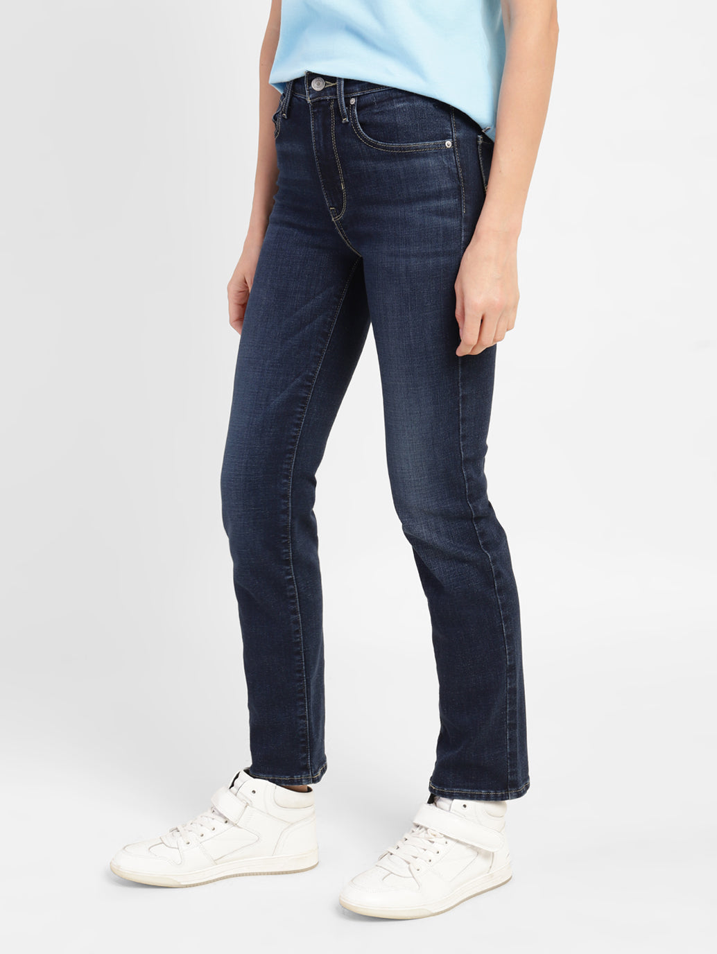 Women's 724 Indigo Straight Fit High Rise Jeans - 442fc2d1-5a90-4b38-8e01-8885b29f3ada View