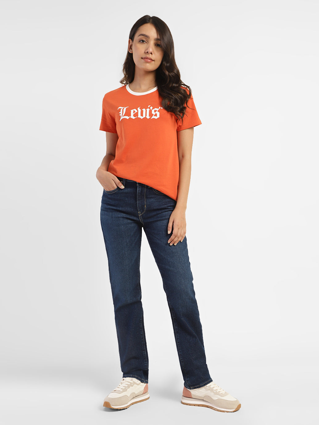 Women's 724 Indigo Straight Fit High Rise Jeans - fc4ccd7f-4487-451b-9c3a-aa230fbc8f2b View