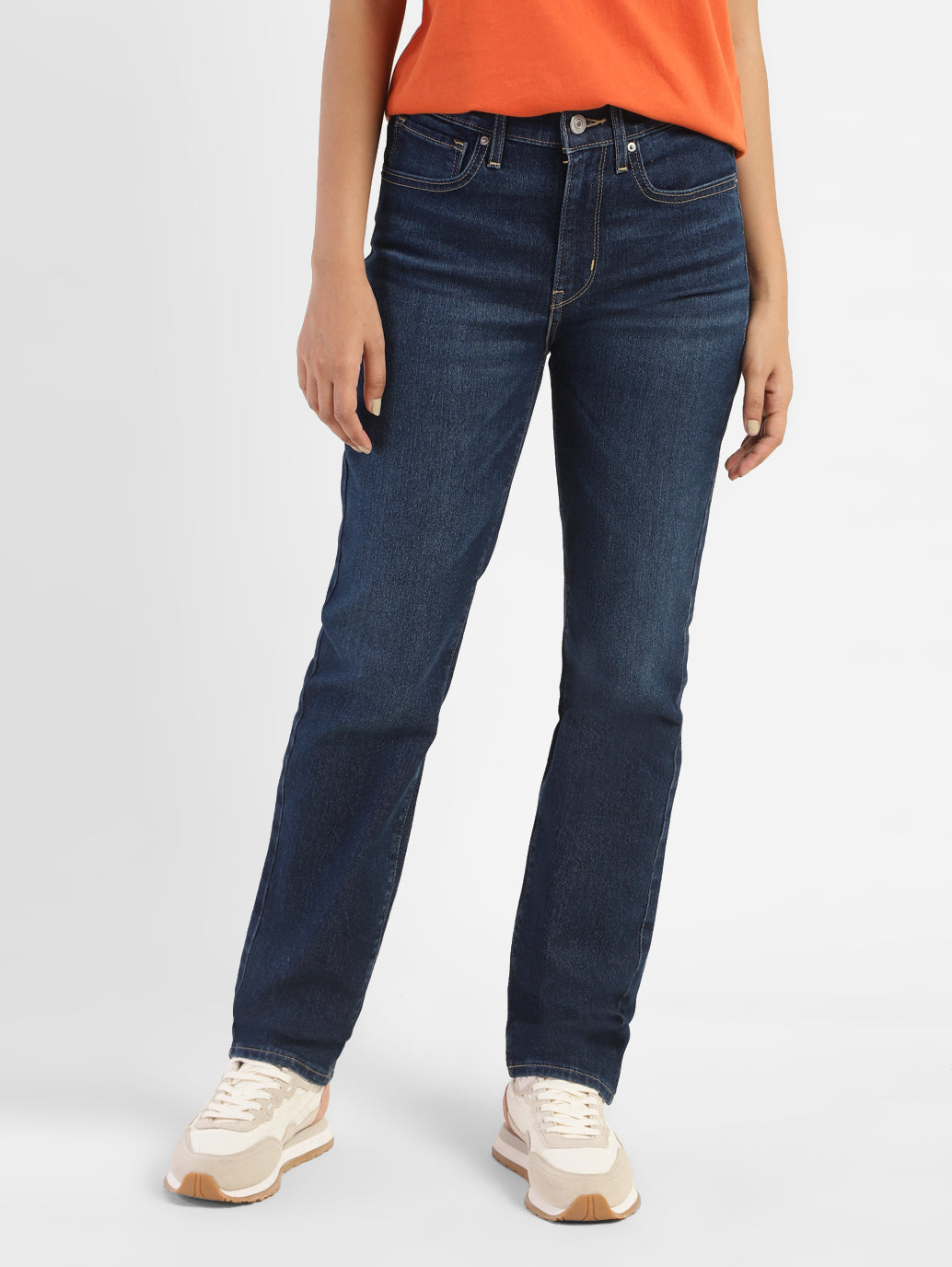 Women's 724 Indigo Straight Fit High Rise Jeans - c13bae5a-f0da-42c0-a442-9b5f8ba05a15 View