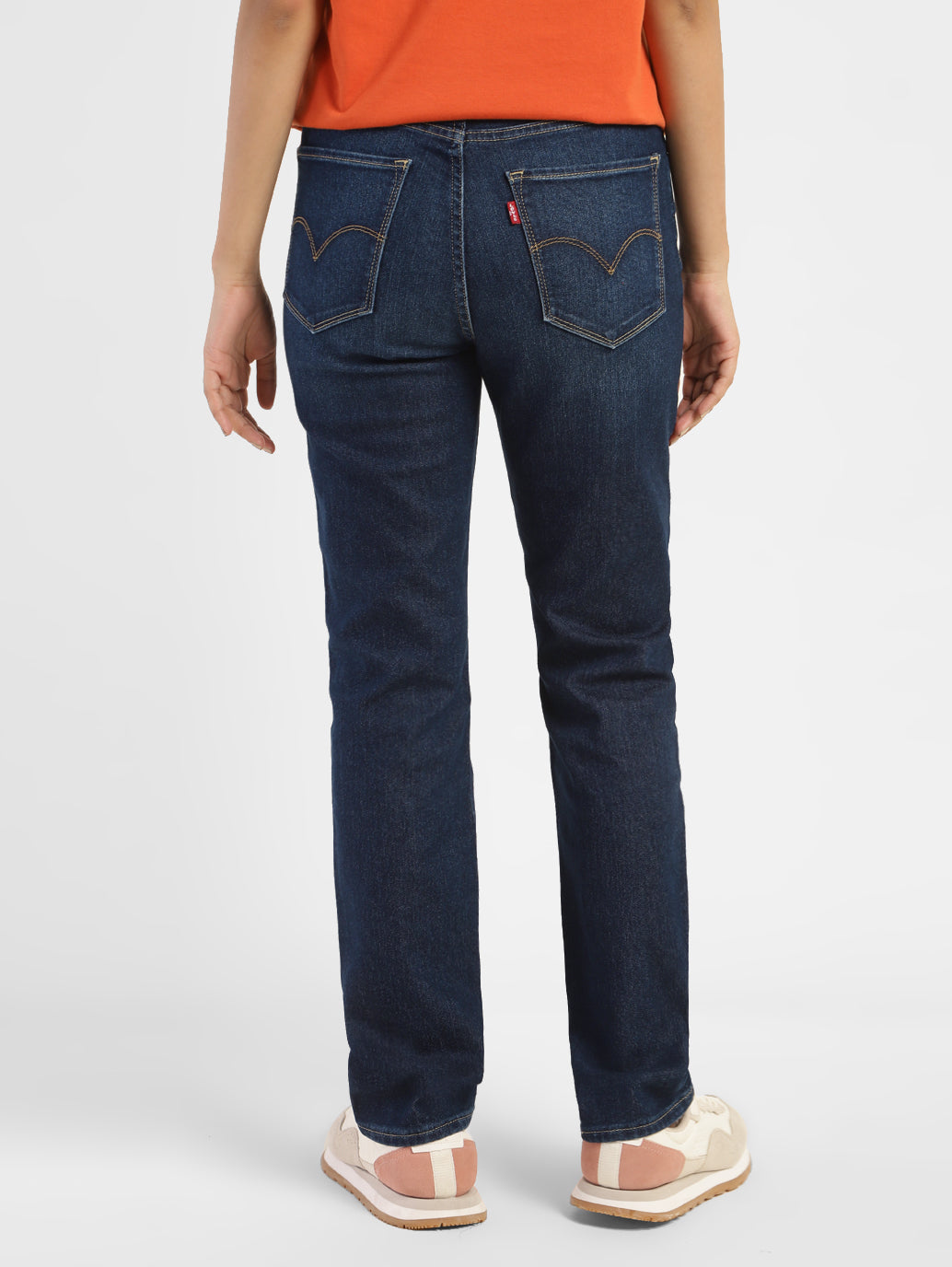 Women's 724 Indigo Straight Fit High Rise Jeans - cfe2ccbb-fbae-4157-acfc-462e2a6cc814 View
