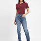 Women's 724 Blue Straight Fit High Rise Jeans - a1c899b7-5dfa-4ec6-b7a5-c39304d517dd View