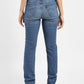 Women's 724 Blue Straight Fit High Rise Jeans - 7a435c25-6c93-4f5b-a0c1-5399c60468fd View