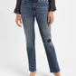 Women's 724 Blue Straight Fit High Rise Jeans - 47e41bb8-ce64-4d36-98cf-599451044a34 View
