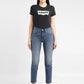 Women's 724 Blue Straight Fit High Rise Jeans - 81062c72-580c-4dbe-b497-f73e5eba2108 View