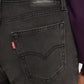 Women's 724 Grey Straight Fit High Rise Jeans - BackDetails View