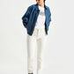 Women's 724 White Straight Fit High Rise Jeans - Styleshot View