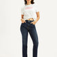 Women's 724 Blue Slim Straight Fit High Rise Jeans - 2c5f3631-8b9f-420b-a468-2da9d0b21345 View