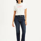 Women's 724 Blue Slim Straight Fit High Rise Jeans - 92677757-1439-4f79-a0c0-937446997bd6 View