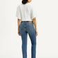 Women's 724 Med Indigo Straight Fit High Rise Jeans - Back View