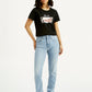 Women's 724 Light Blue Straight Fit High Rise Jeans - Front View