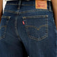 Women's 724 Navy Slim Straight Fit High Rise Jeans - Detail View