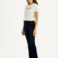 Women's 724 Dark Blue Slim Straight Fit High Rise Jeans - Side View