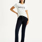 Women's 724 Med Indigo Slim Straight Fit High Rise Jeans - Styleshot View
