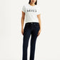 Women's 724 Med Indigo Slim Straight Fit High Rise Jeans - Front View