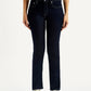 Women's 724 Med Indigo Slim Straight Fit High Rise Jeans - Front View